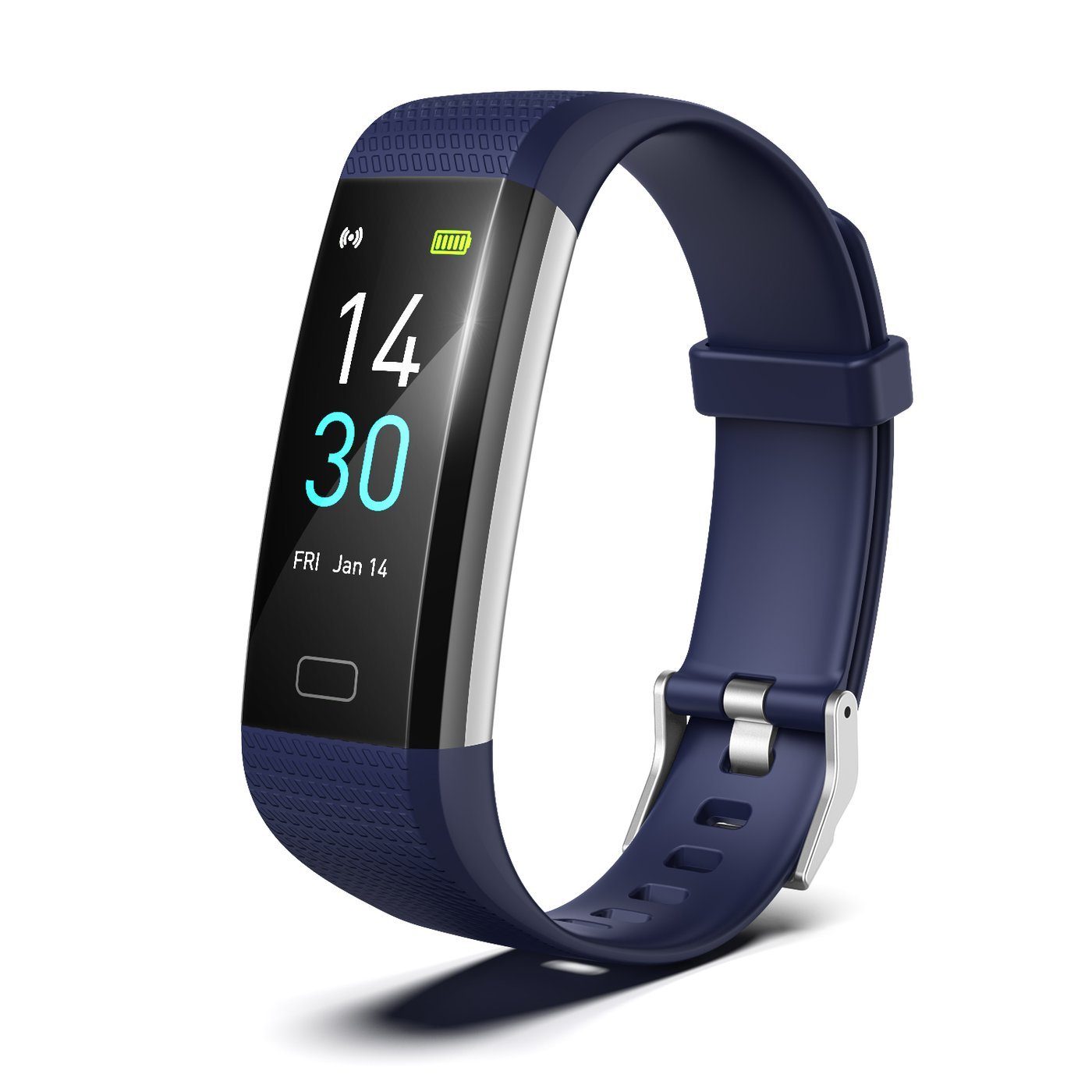 Damen Smartwatch Bluetooth Fitness Armband Wasserdicht IP68 Sport Uhr Tracker 