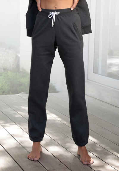 BOLTON Trainingshose kurz weiß Farbe schwarz-weiß · UNISEX Sporthose mit Kontraststreifen Größe M Farbe schwarz