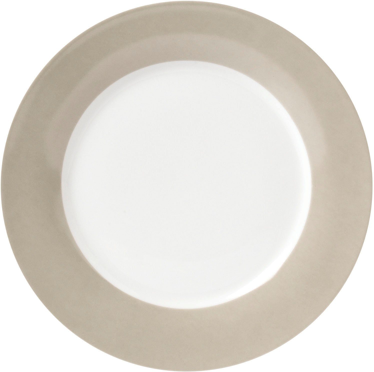van Well Speiseteller Teller Set, Vario, (6 St), Porzellan, spülmaschinen- und mikrowellengeeignet, Ø 26,5 cm
