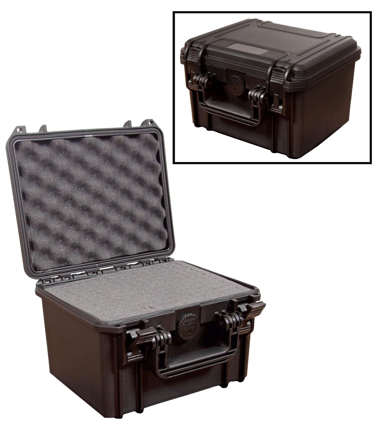 Dieter Eisele Angelrollentasche Dieter Eisele Foto- & Rollenkoffer schwarz 25x25x17cm