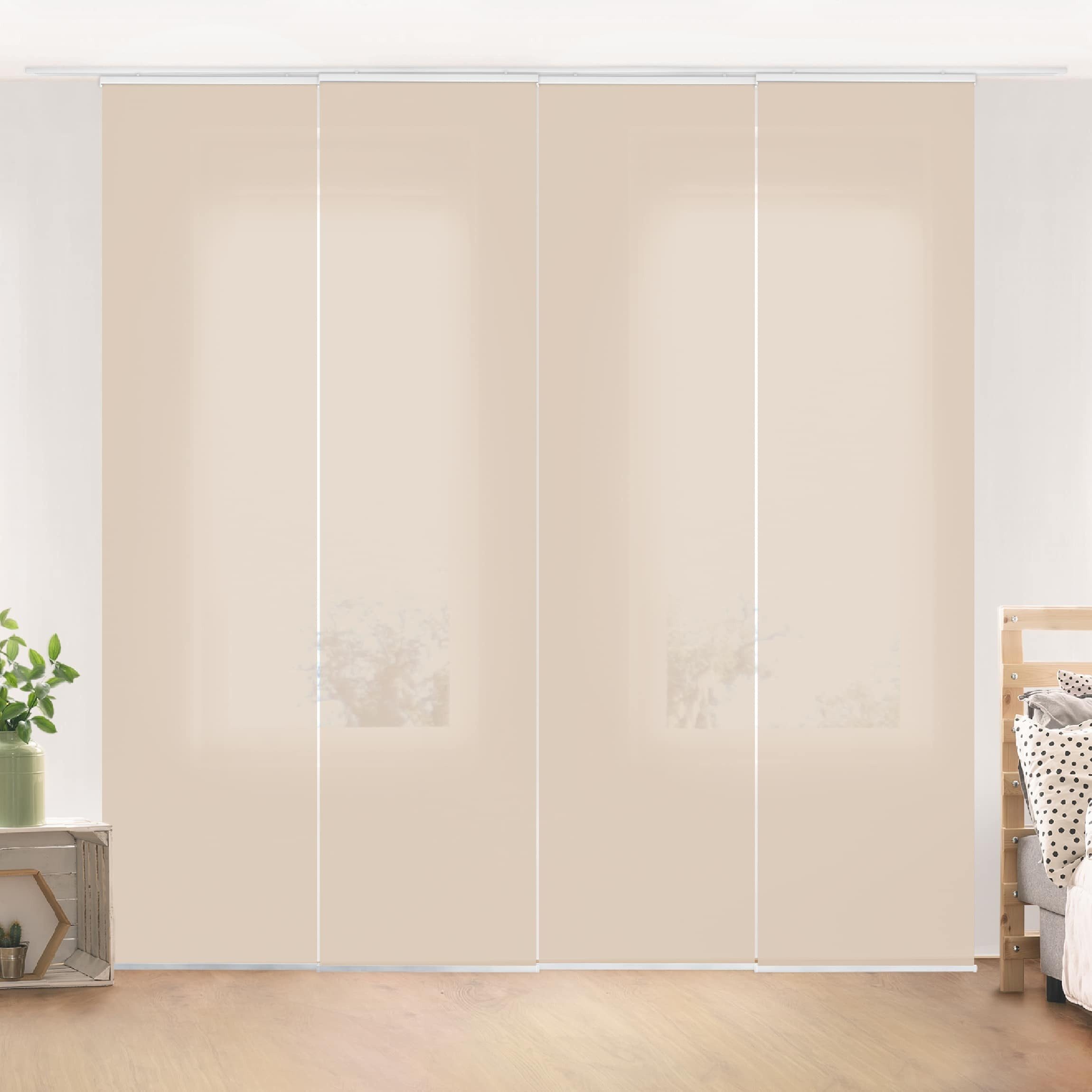 Bilderdepot24 Schiebegardine modern Flächenvorhang blickdicht Macchiato, günstig online kaufen