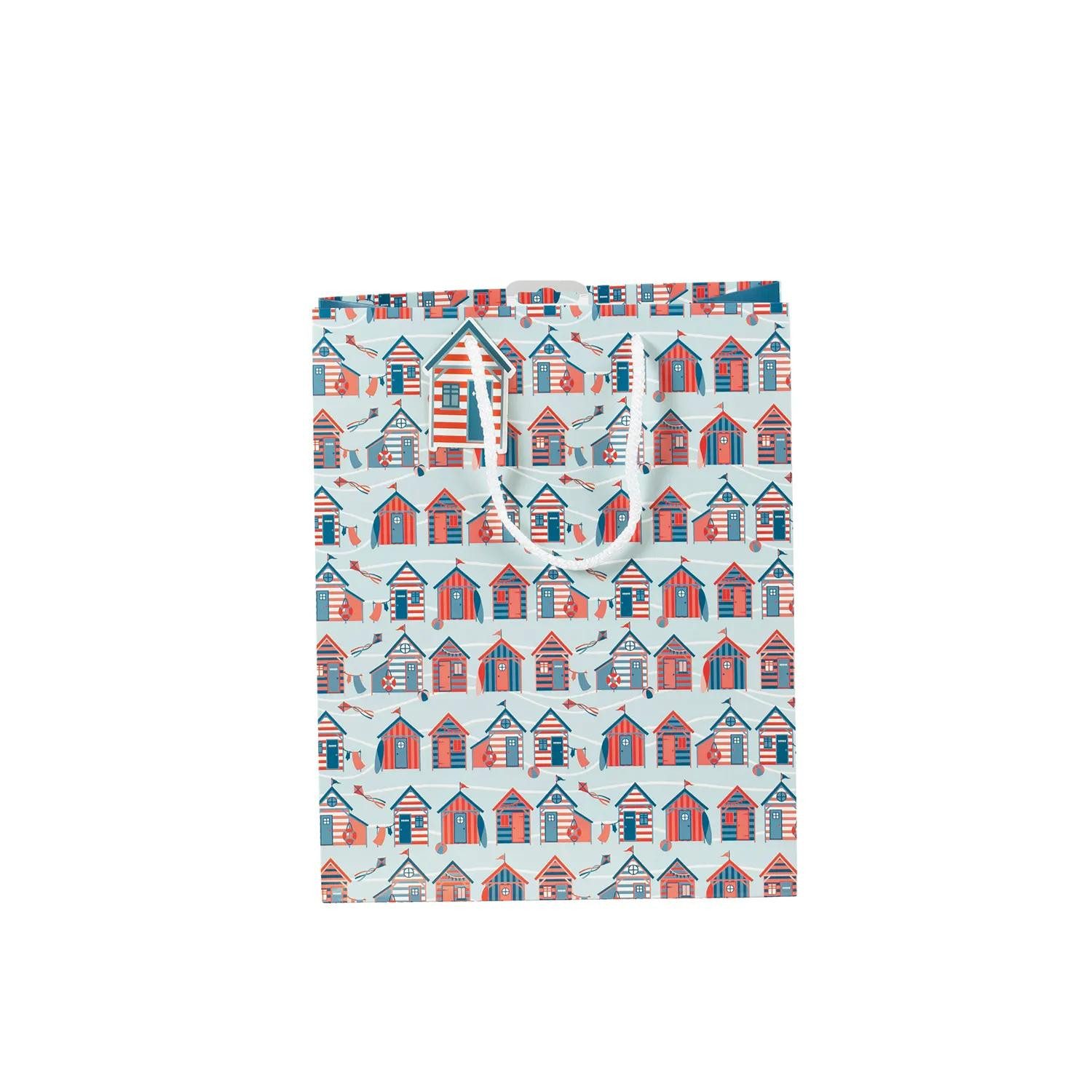 CLAIREFONTAINE Geschenkpapier 6x Geschenktasche L, Dieppe, 26,5x14x33 cm - Mehrfarbig 30645-2C, Tasche