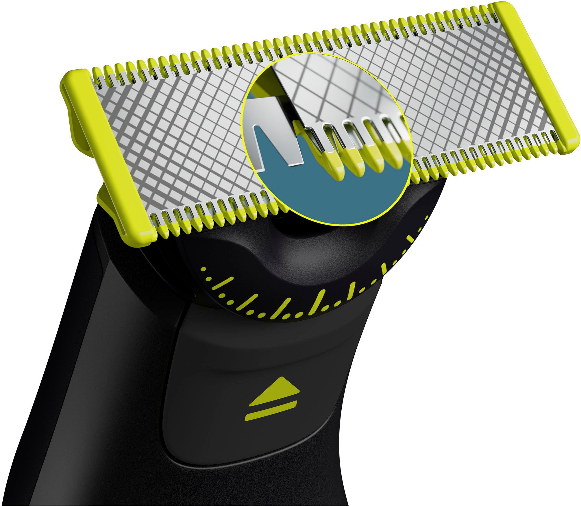 Philips Elektrorasierer OneBlade Pro 360 Face & Body QP6652/30, Aufsätze: 3, 360 Grad Klinge, 20 Längeneinstellungen, inkl. Ladestation & Reiseetui