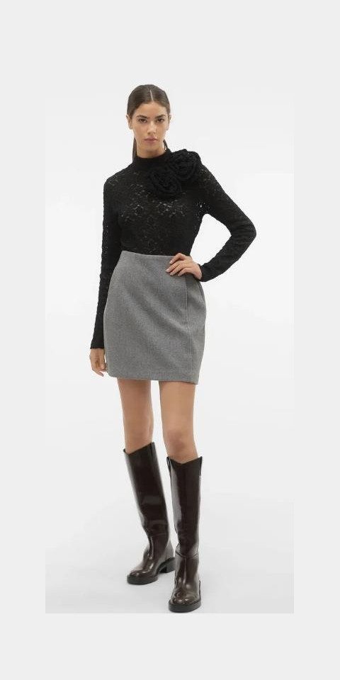 Vero Moda Midirock VMFORTUNEALLISON HW SHORT SKIRT GA günstig online kaufen