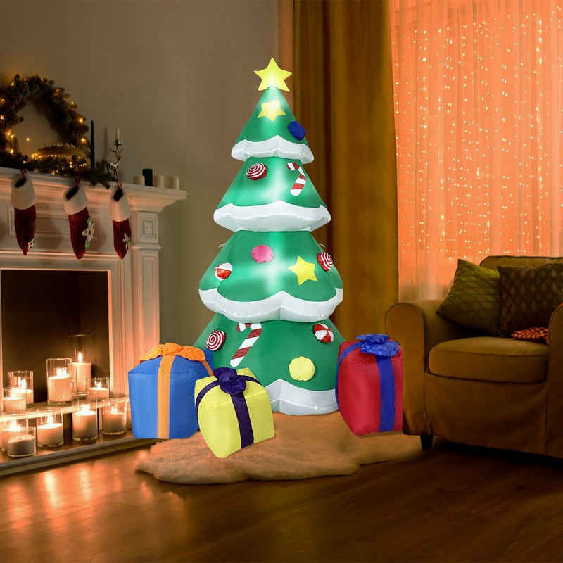 UISEBRT Christbaumschmuck »Weihnachtsbaum mit Beleuchtung Weihnachtsdeko Tannenbaum 180cm«