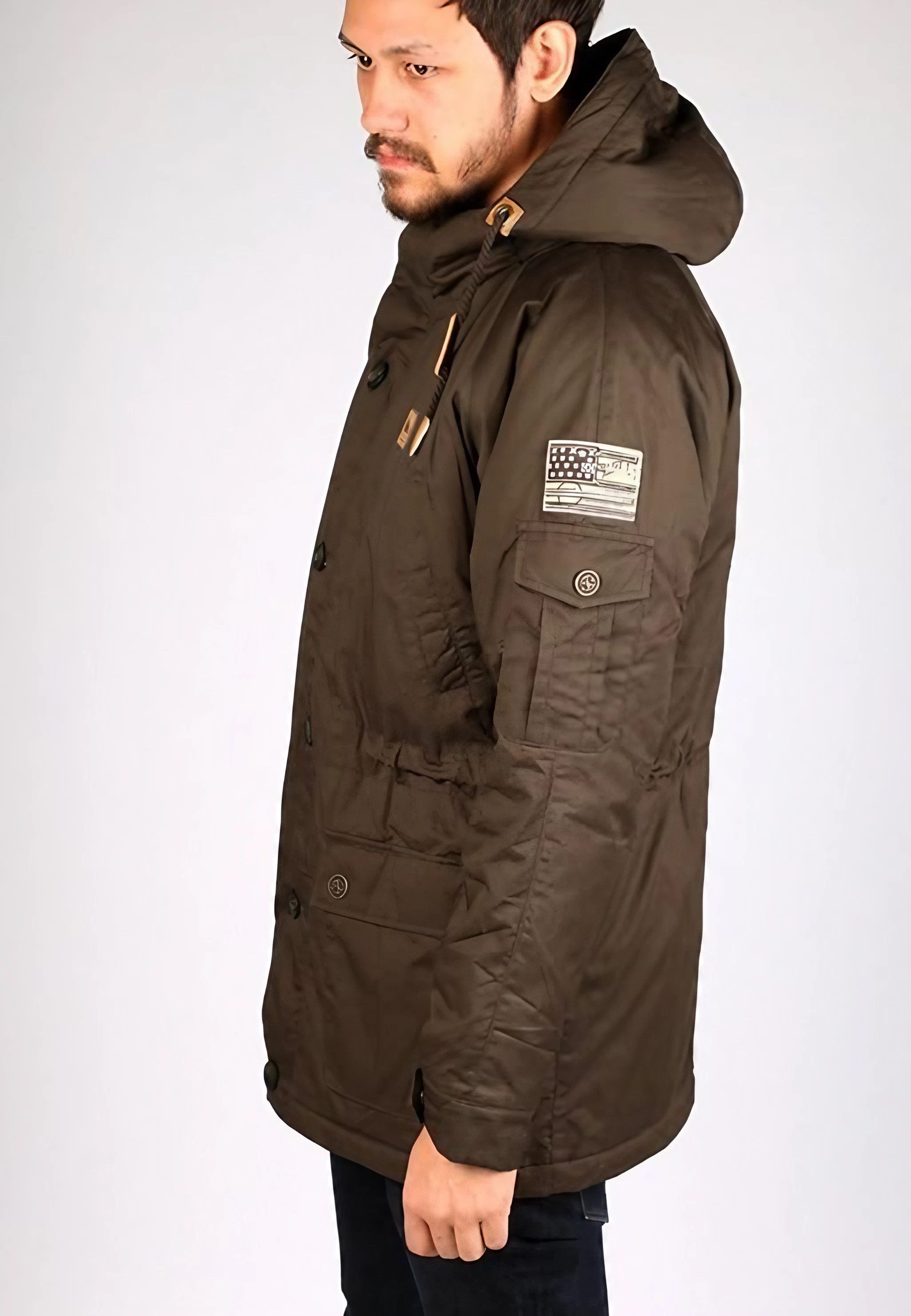 Alife & Kickin Parka Alife & Famous Herren David Parka mit angeschnittener günstig online kaufen