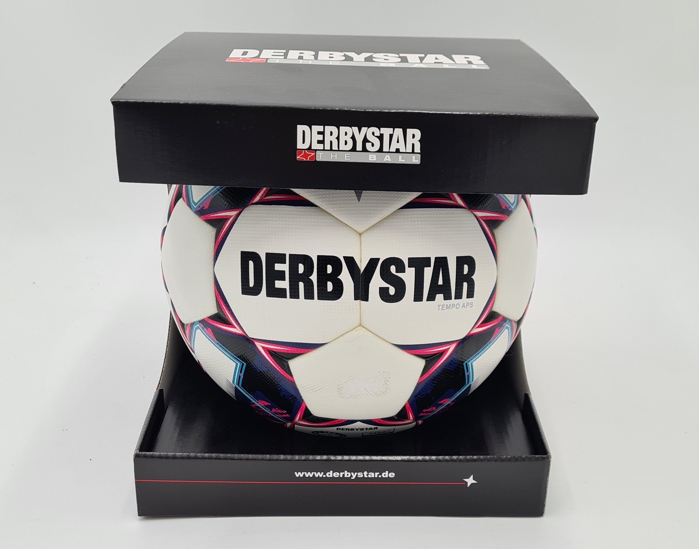 Fußball Derbystar Matchball Geschenkbox in APS Atmos