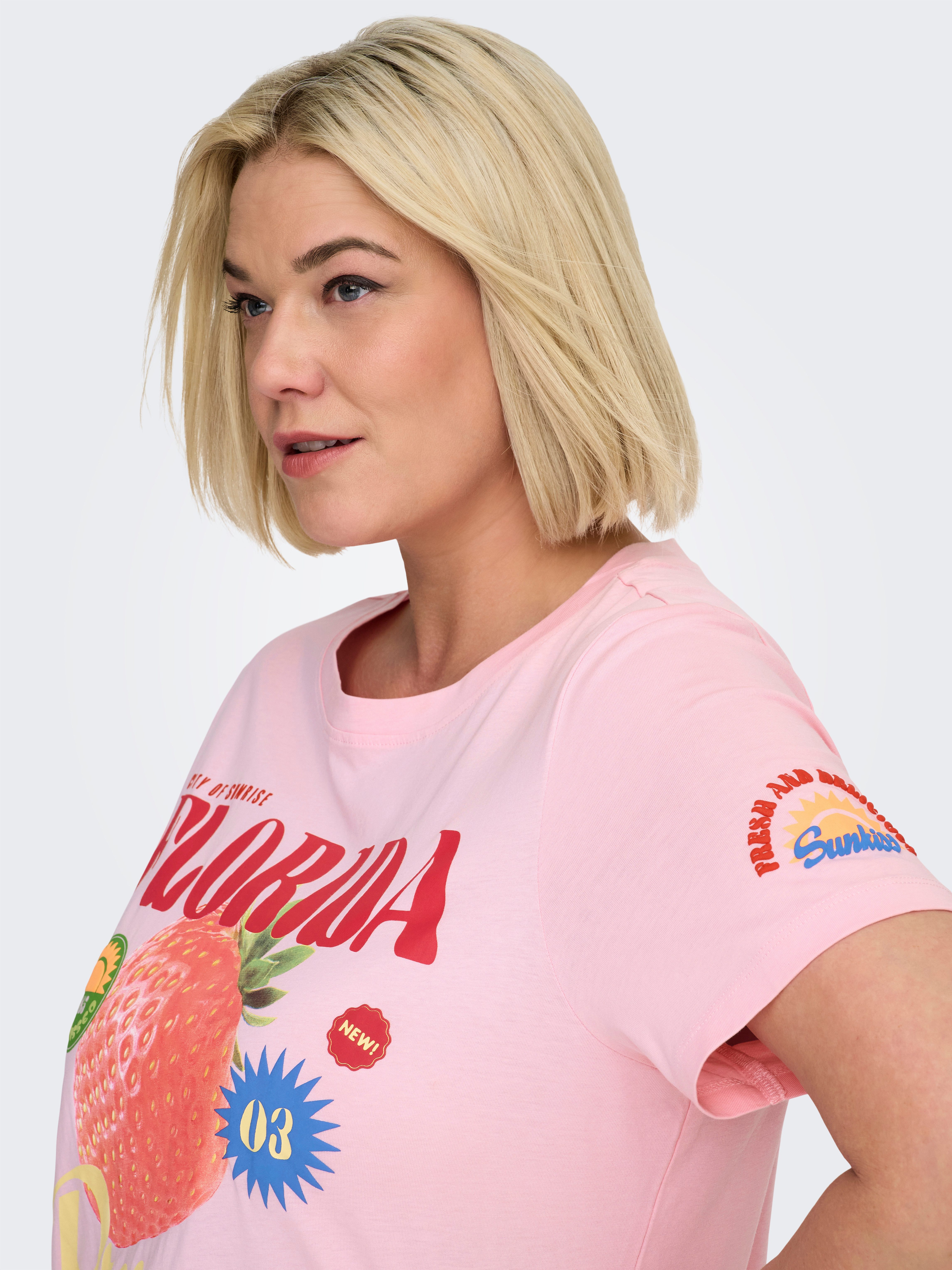ONLY CARMAKOMA Kurzarmshirt CARBOLETTE LIFE REG S/S TOP BOX JRS – Bild 3 von 5