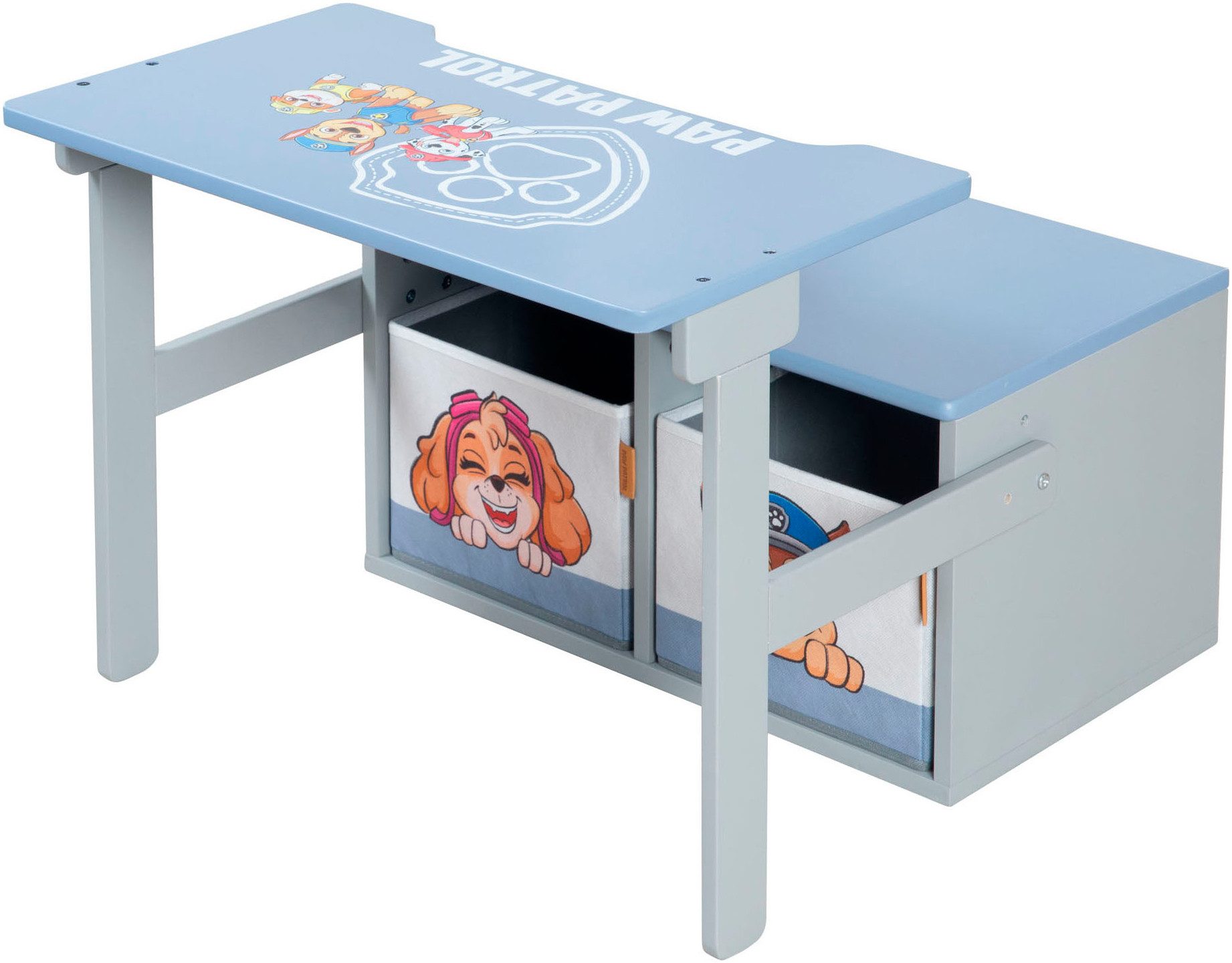 roba® Sitzbank Paw Patrol, mit 2 Aufbewahrungsboxen