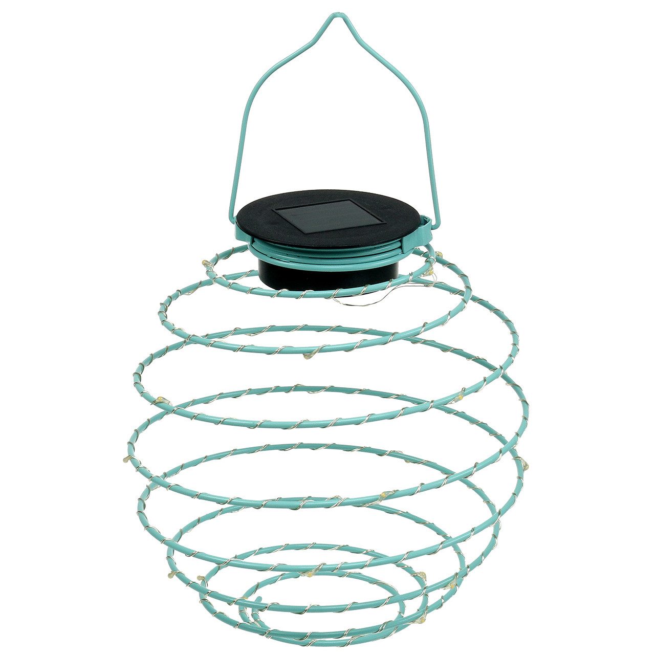 Viana Windlicht Solar Gartenleuchte Türkis 22cm günstig online kaufen