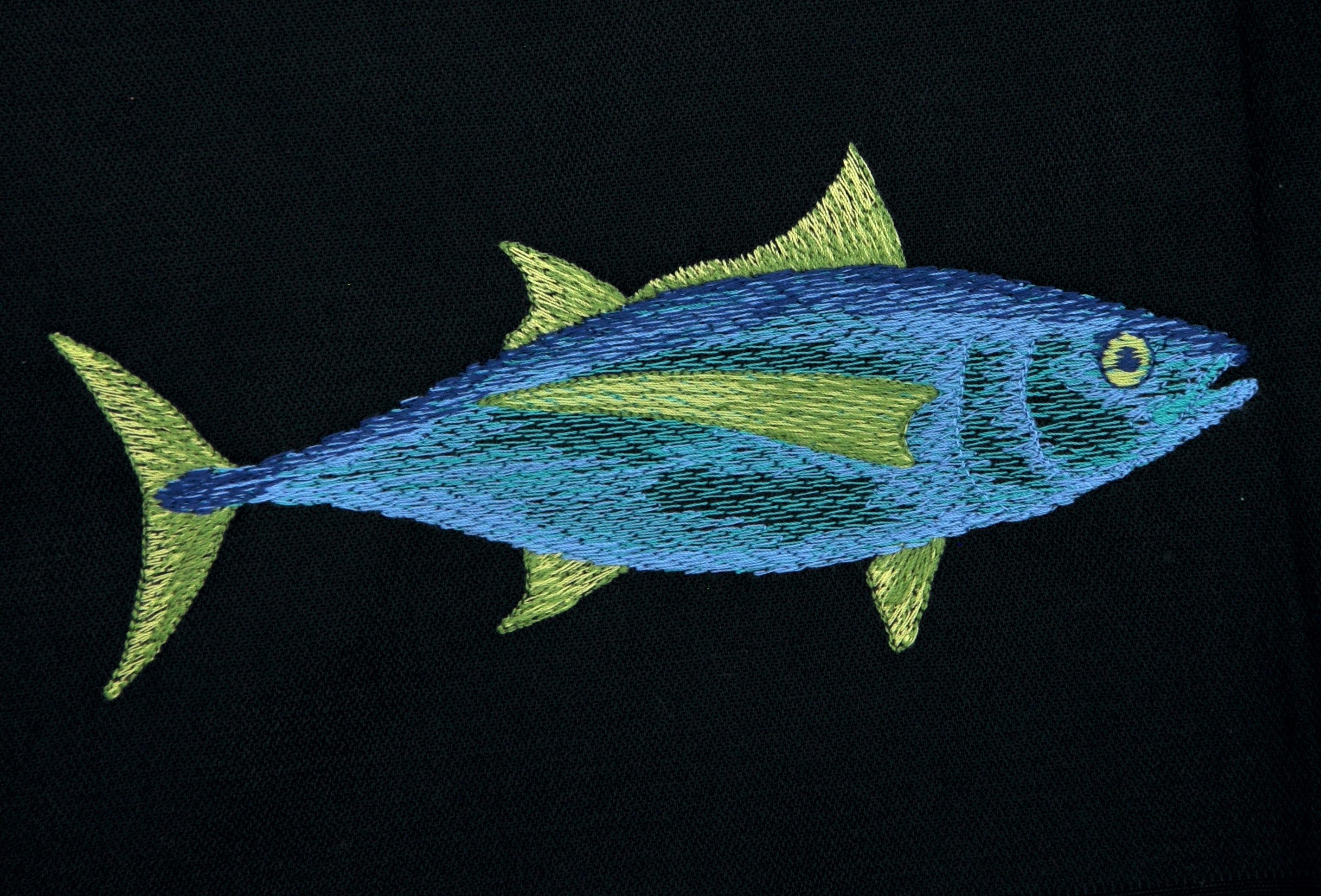 Vista Portuguese Geschirrtuch Thunfisch mit exklusiver Stickerei, 100 % Bau günstig online kaufen