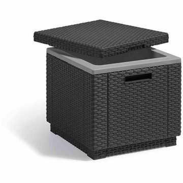 Gartentrends Kühlbox Ice-Cube, in graphit, Kunststoff - 42x41x42cm (BxHxT)