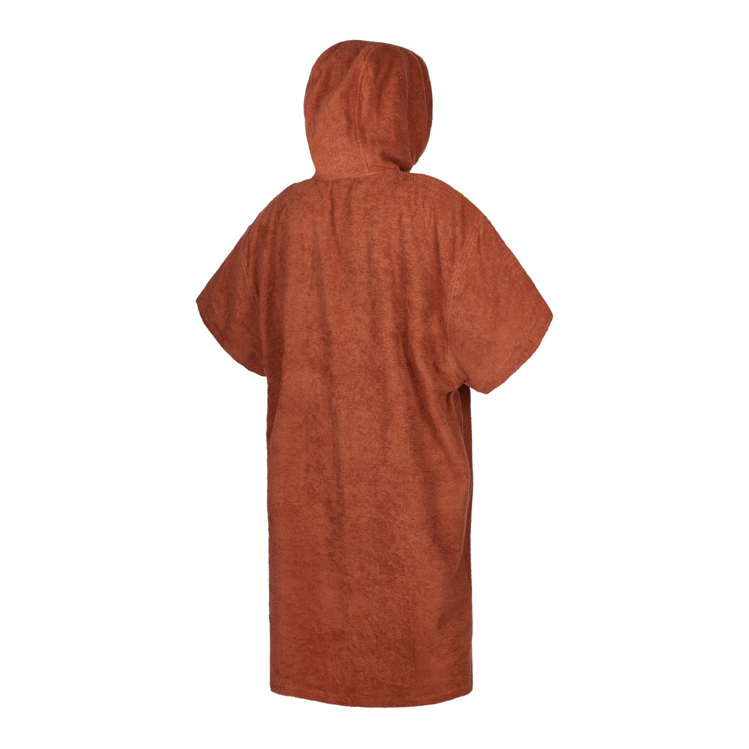 Mystic Poncho Mystic Poncho Rusty One size, Regular Red Polyester