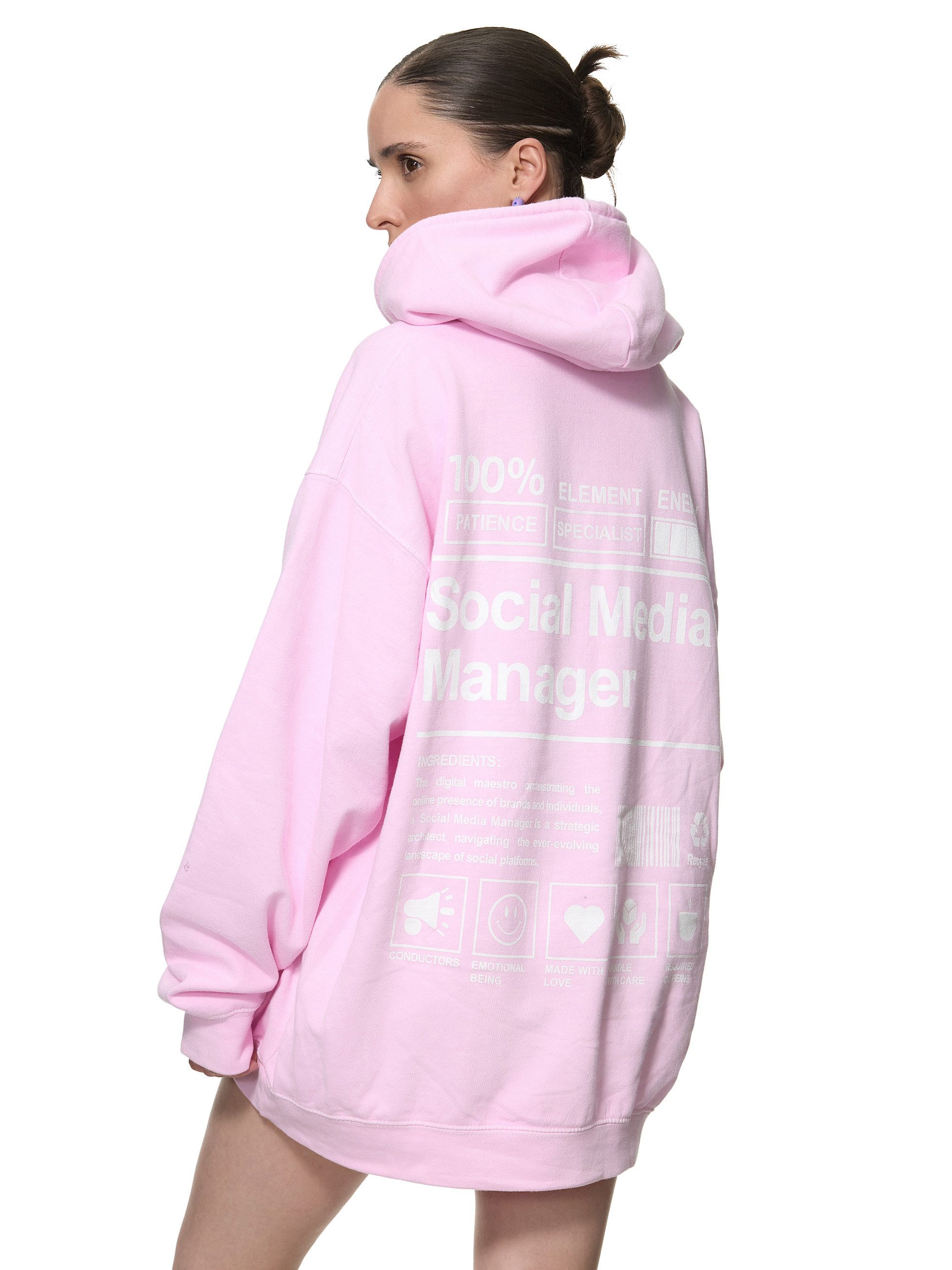Worldclassca Hoodie Worldclassca Oversized MANAGER Print günstig online kaufen