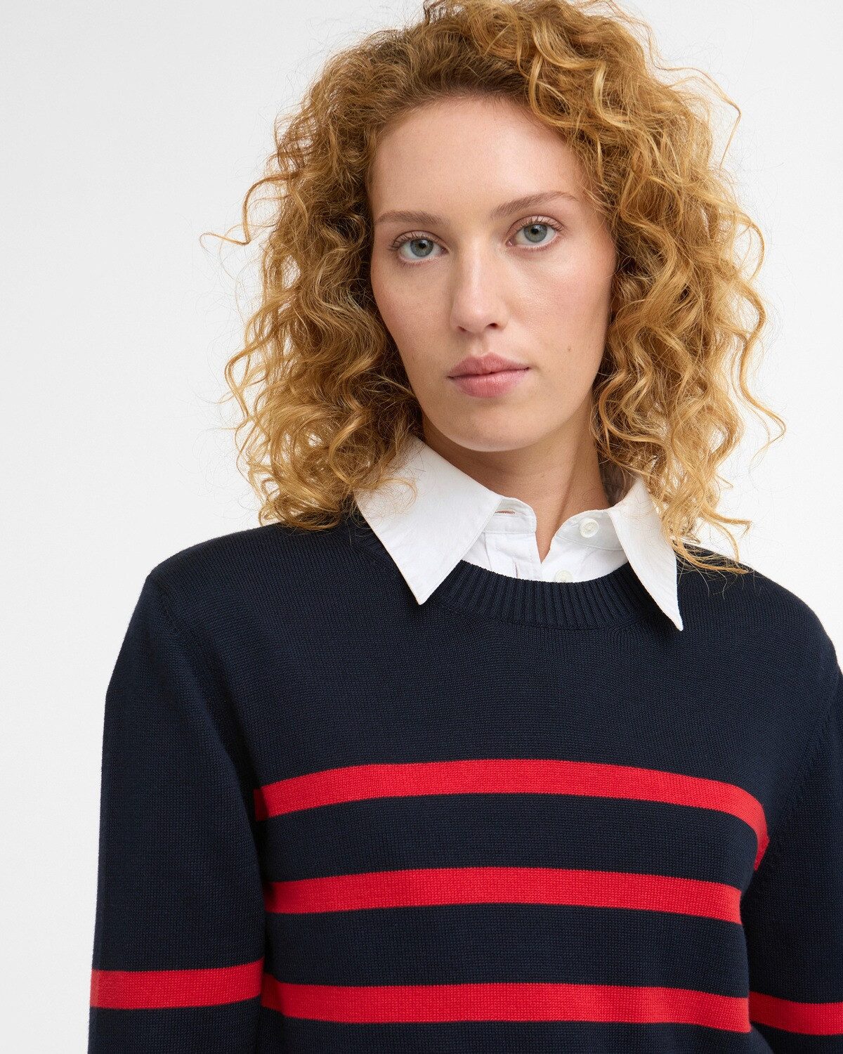 Barbour Strickpullover Pullover Fern