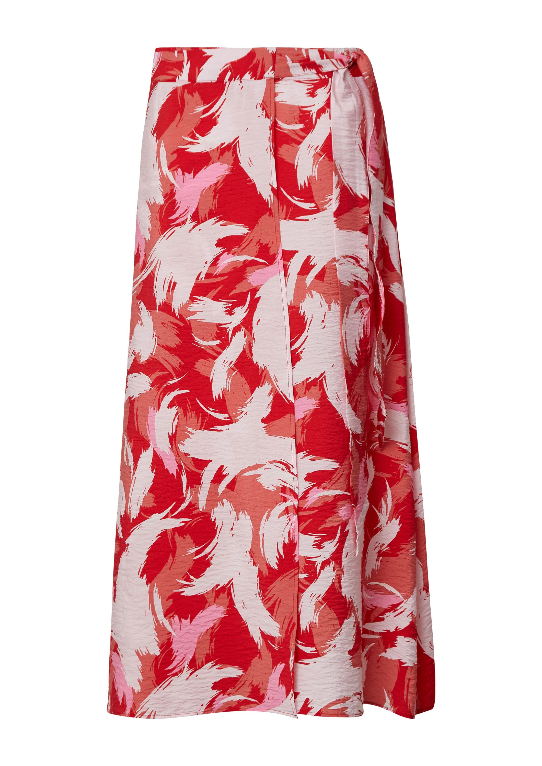 s.Oliver Midirock Rock Strukturierter Wickelrock aus Viskosemix mit Bindegü günstig online kaufen