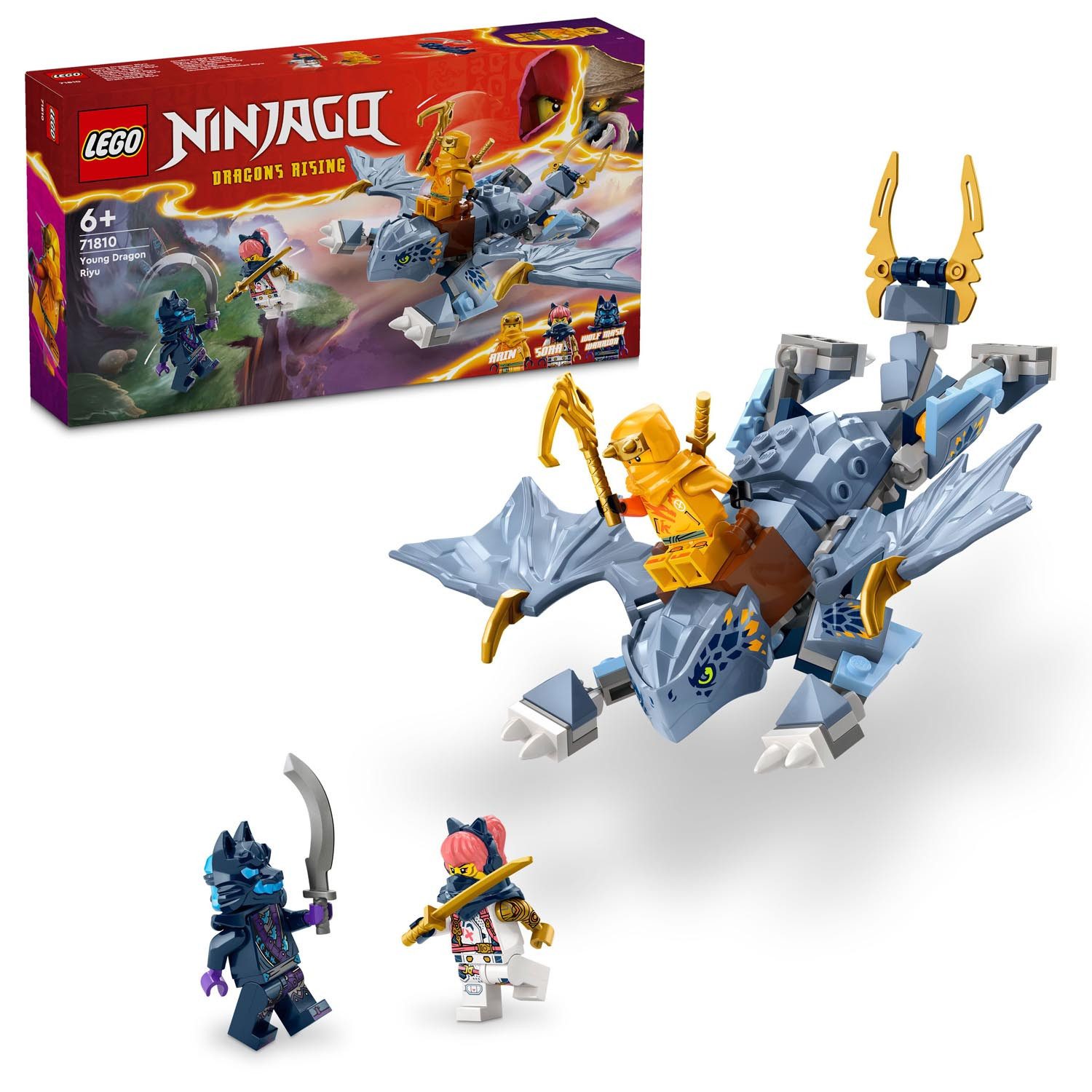 LEGO® LEGO® 71810 NINJAGO - Riyu der Babydrache Konstruktions-Spielset günstig online kaufen