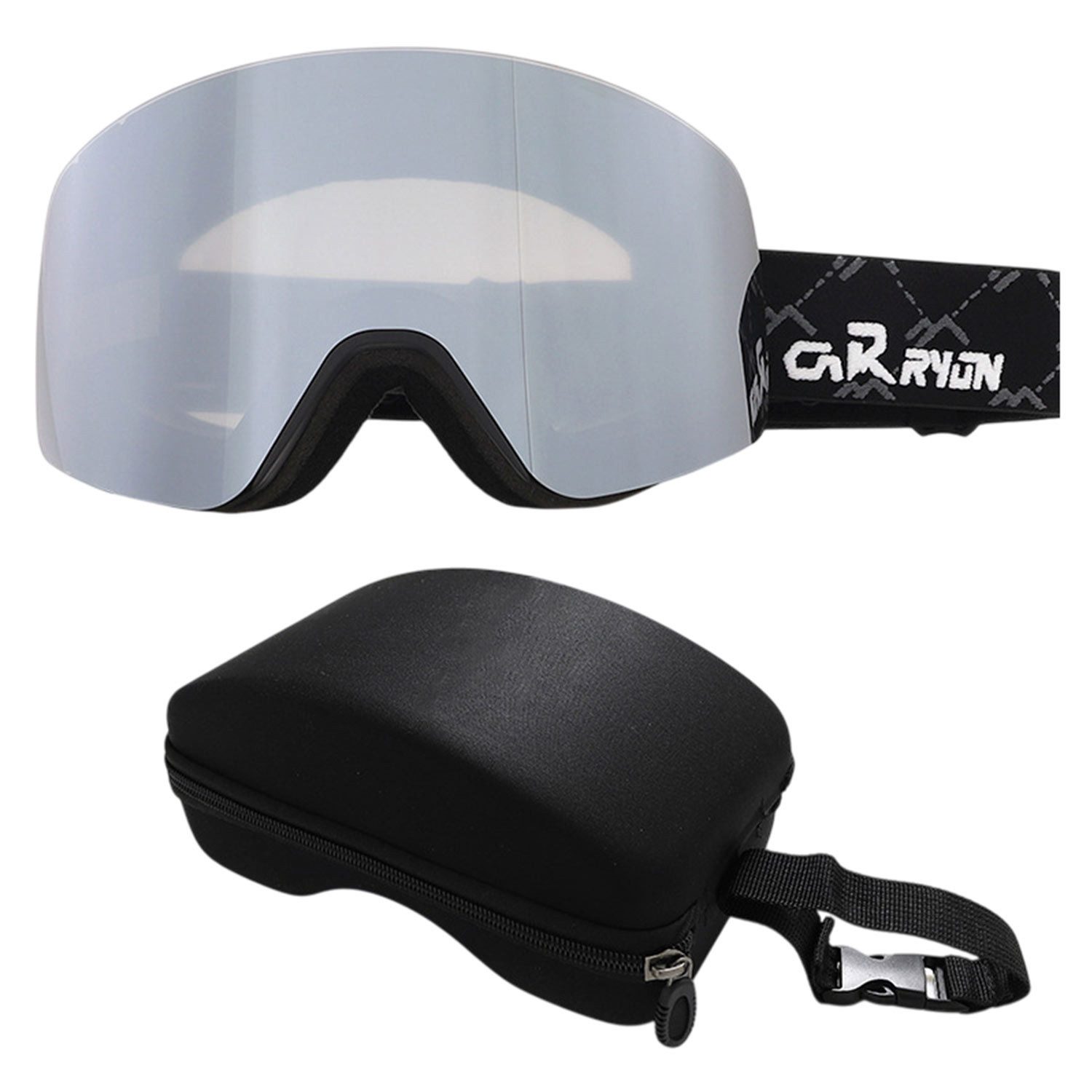 Refttenw Skibrille Skibrille,UV 400 Schutzbrille,Augenschutz,Anti-Rutsch,Anti Fog