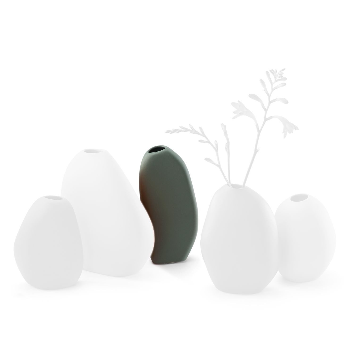 Philippi Design Dekovase Bud Graugrün günstig online kaufen