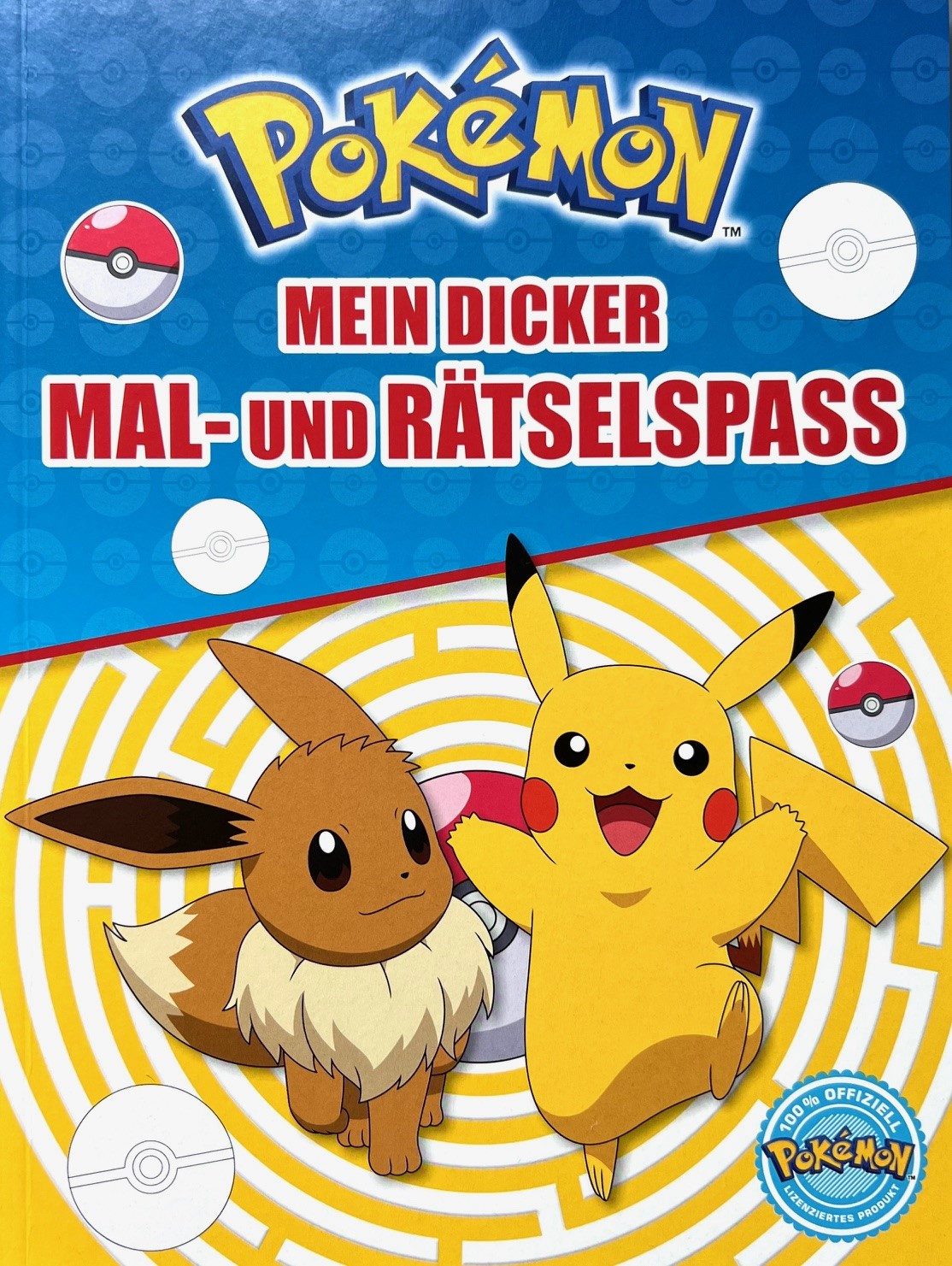 Tinisu Malvorlage Pokémon: Mein dicker Mal- und Rätselspaß