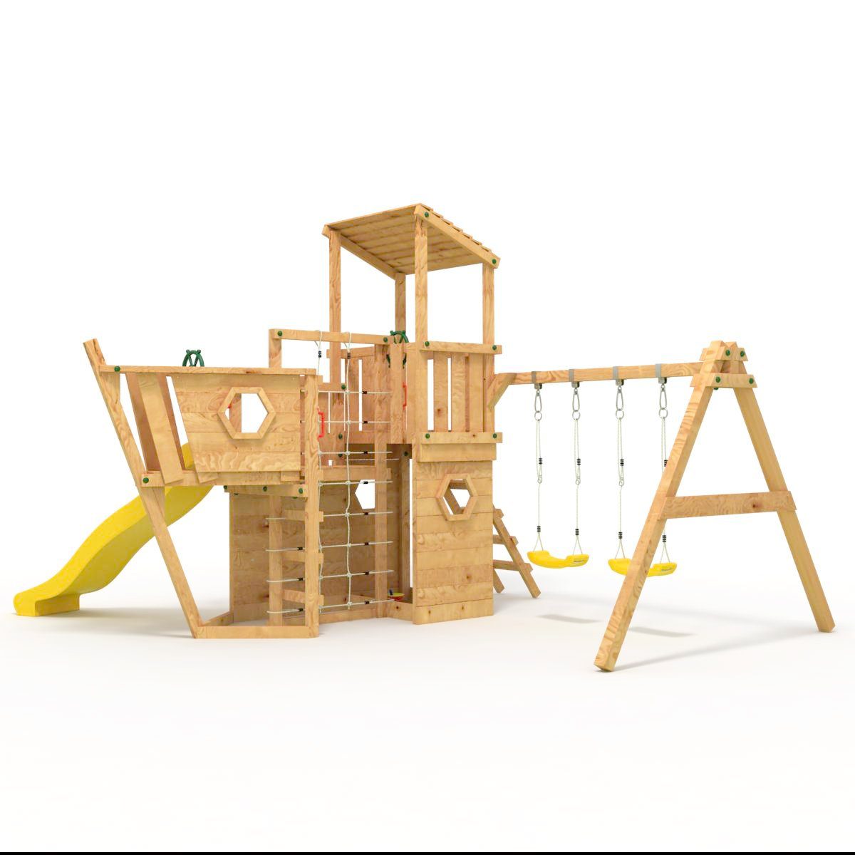 bibex Spielturm Das XL120-Piratenschiff - Spielturm - Klettergerüst