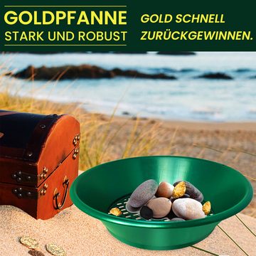 Amissz Gartensieb Goldwäscher, Goldsiebwerkzeuge, 3 Stück