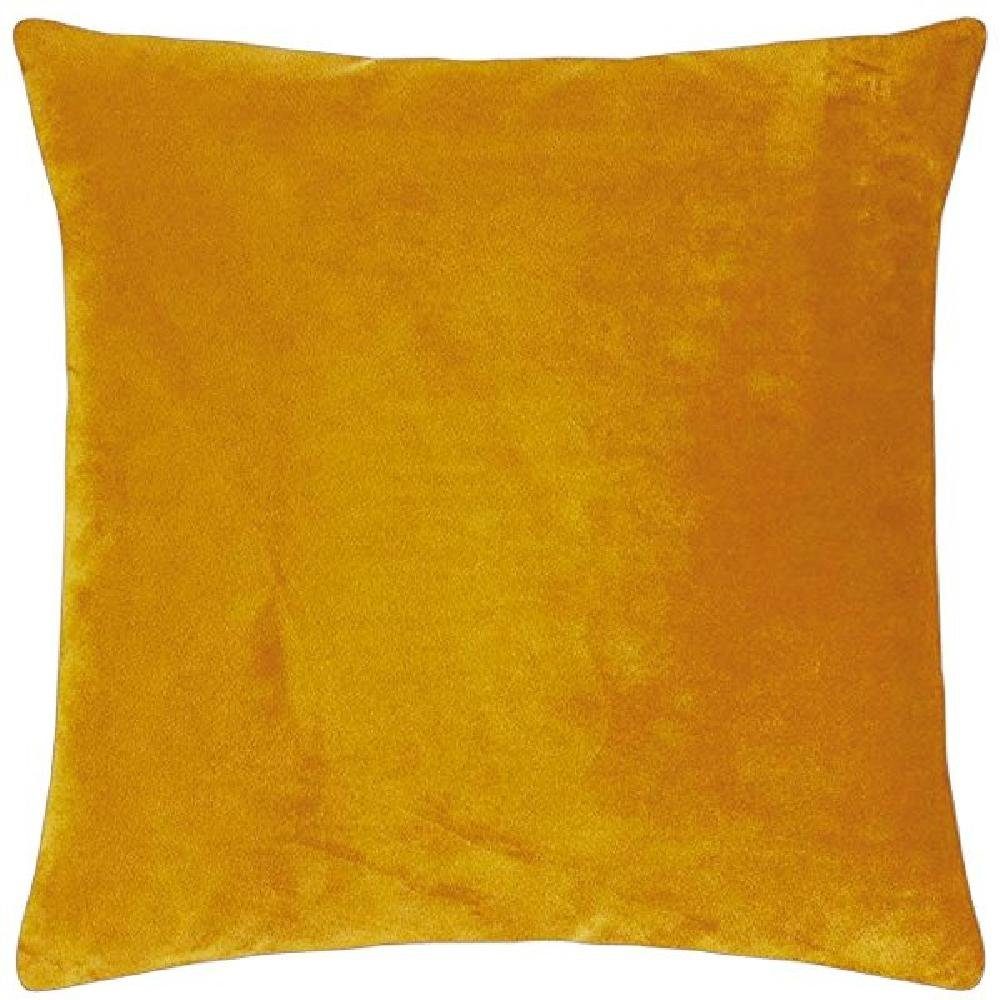 PAD Dekoobjekt Kissenhülle Samt Elegance Honig Gelb (50x50cm) günstig online kaufen