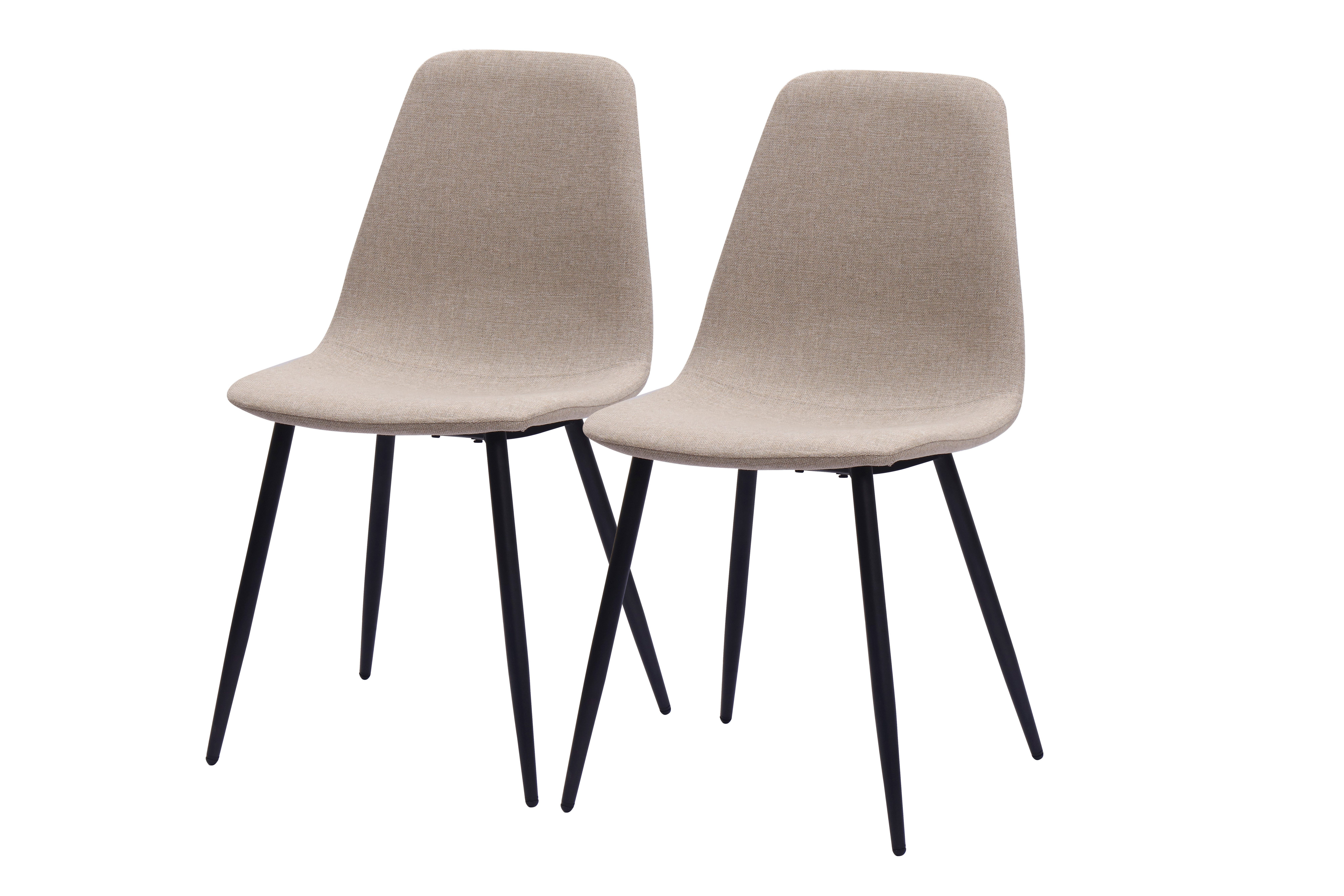 WILLIAMSPACE Esszimmerstuhl Zoe Esszimmerstühle 2er-Set, moderne Polsterung, Metallbeine, 2 Set – Bild 5 von 5
