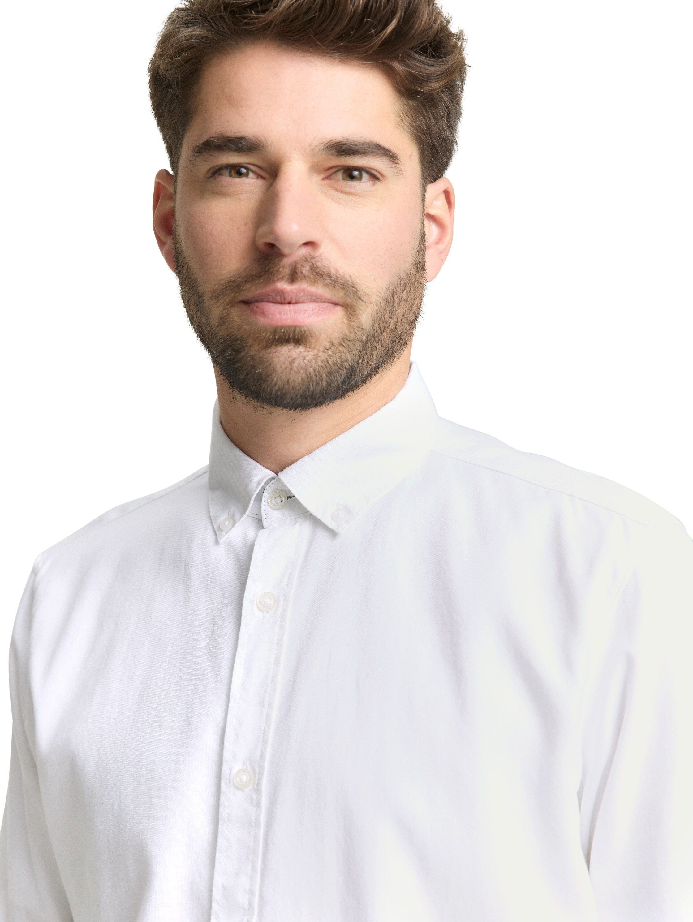 TOM TAILOR Langarmhemd mit Manschetten