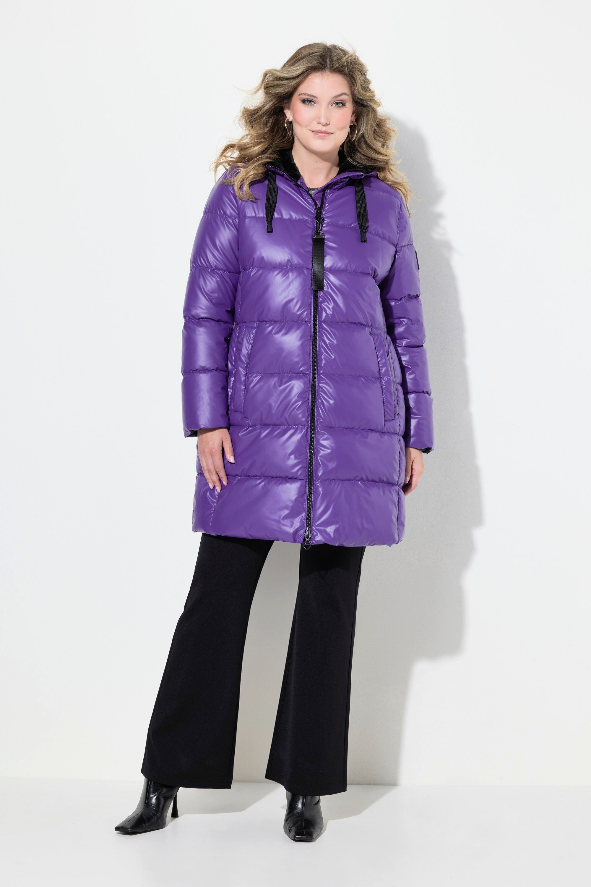 Steppjacke Steppjacke Kapuze 2-Wege-Zipper