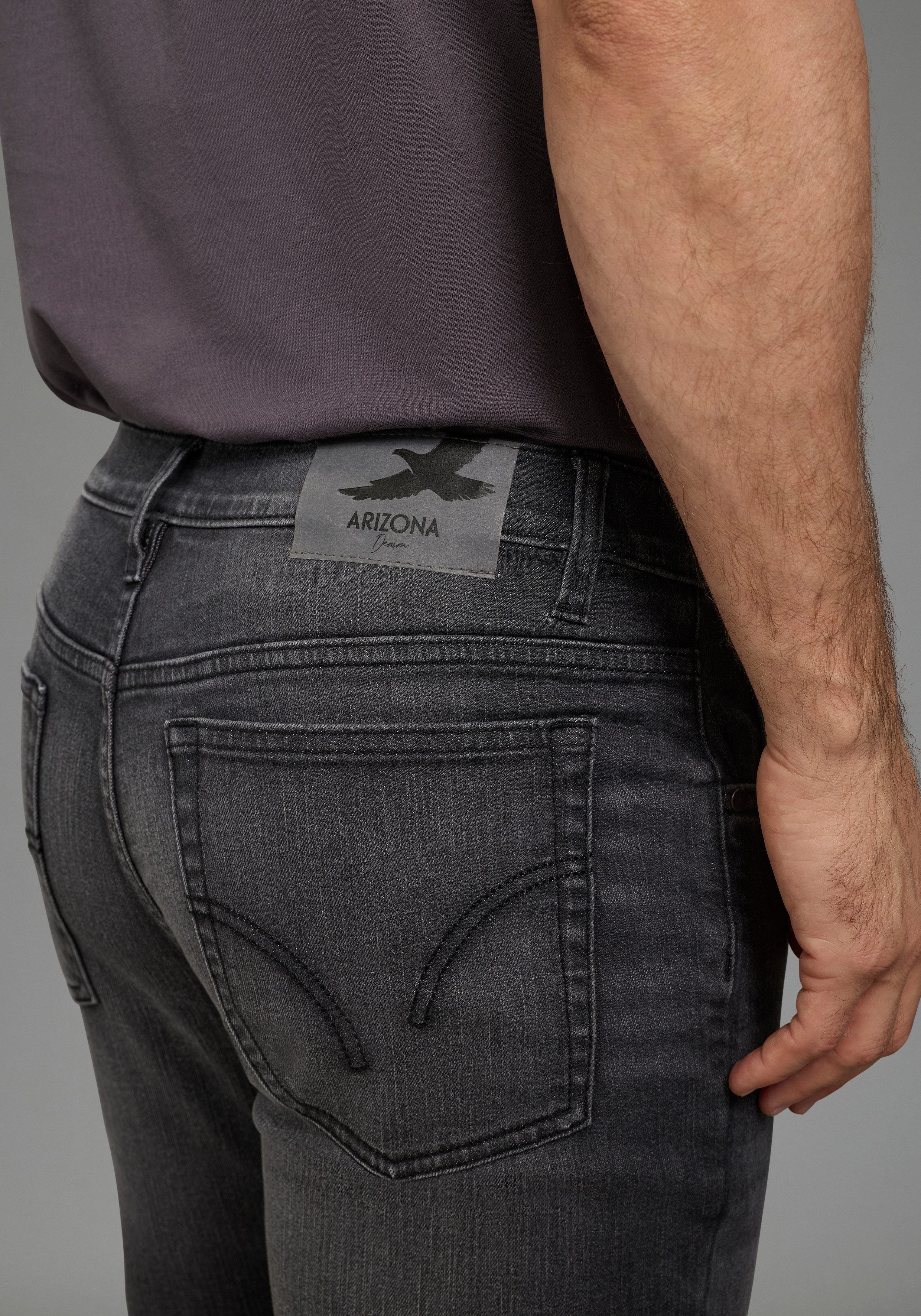 Arizona Gerade Jeans gerade geschnittenes Bein, niedrige Leibhöhe – Bild 3 von 5