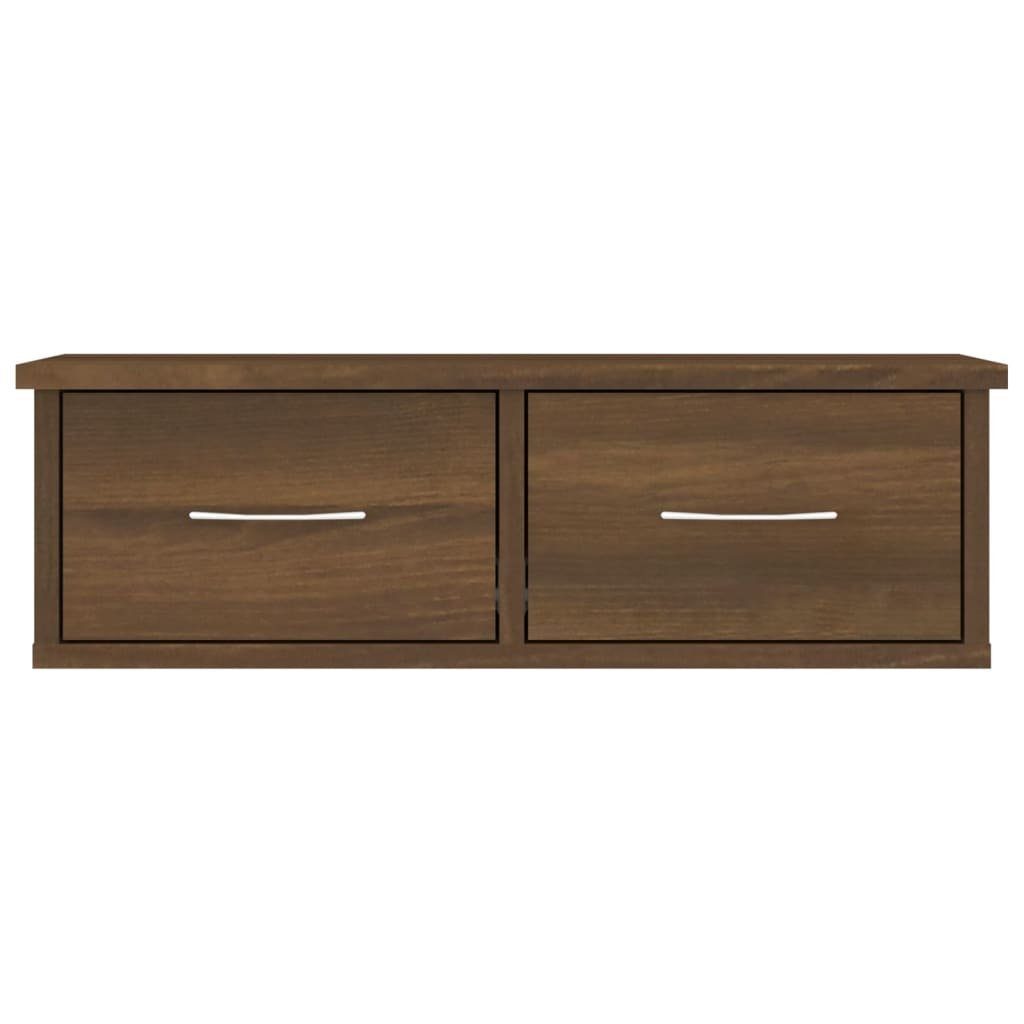 1-tlg. Eichen-Optik Eiche Braun 60x26x18,5 Wandschrank Braune Holzwerkstoff, cm Regal vidaXL