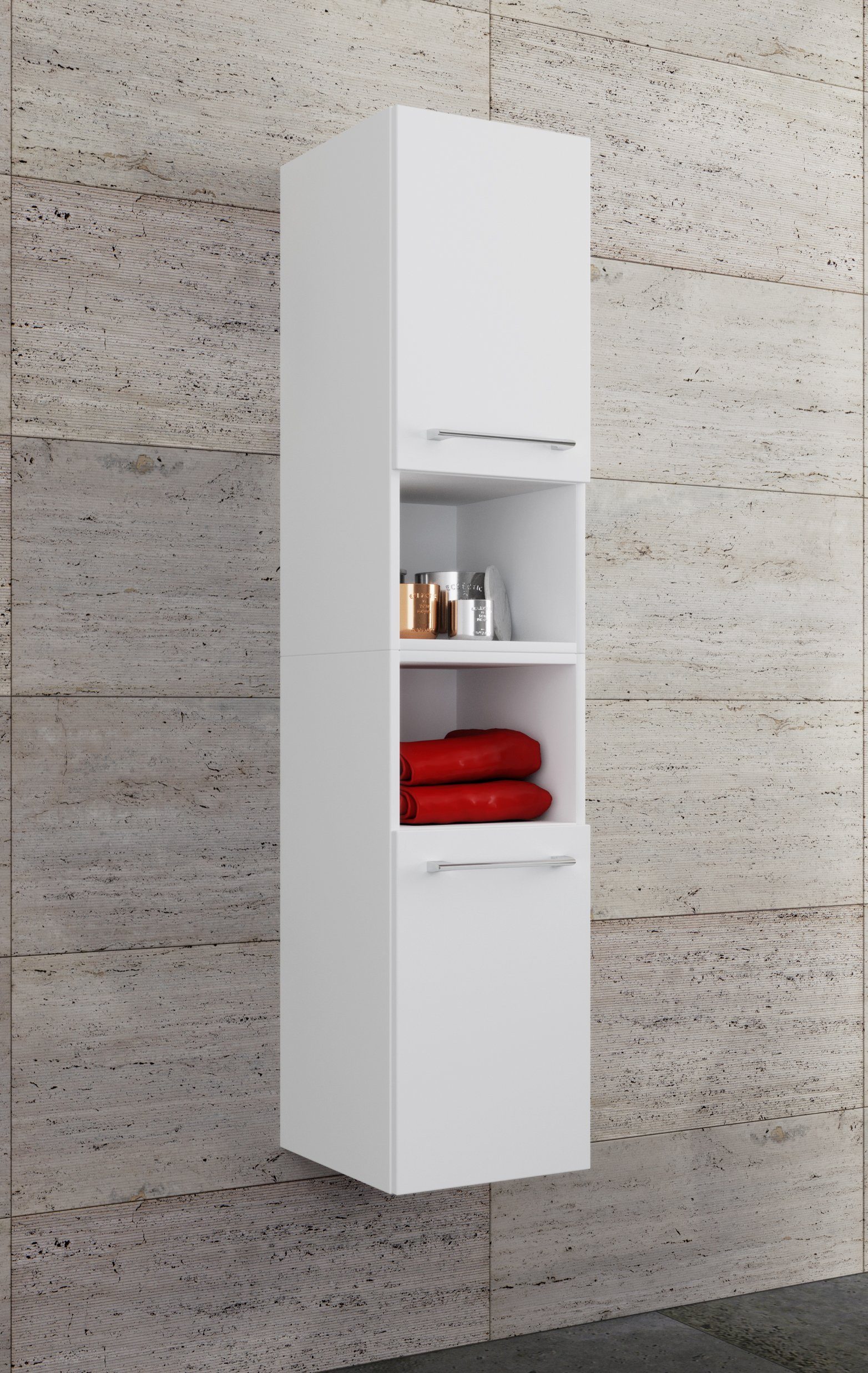 VCM Hochschrank Holz Badmöbel Bad Hochschrank Badschrank Badinos günstig online kaufen