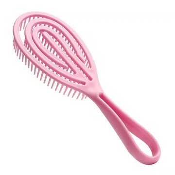 FIDDY Haarkamm Haarbürste, Entwirrbürste Bürste für Locken & Lange Haare Rosa, (1 tlg)