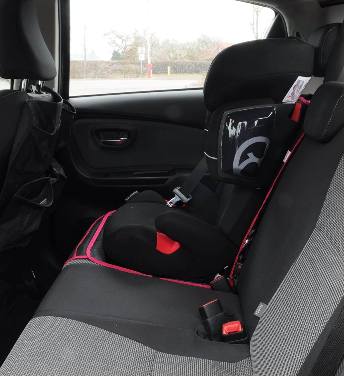 Wumbi Pink Autokindersitz leicht zu Sitzschoner, Sitzschutz Sitzbezug Wasserabweisend säubern Kindersitzunterlage