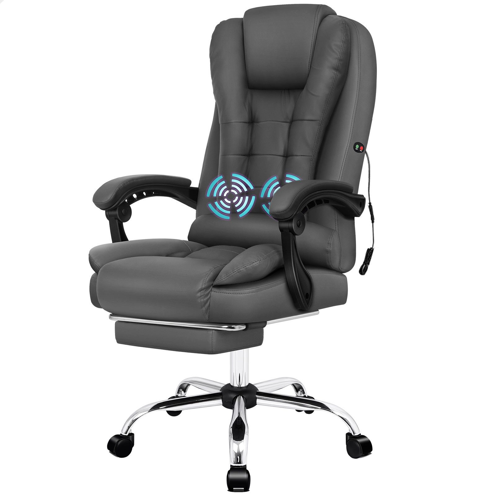 ALFORDSON Bürostuhl Gaming-Stuhl, Massage-Computerstuhl mit Wippfunktion, günstig online kaufen