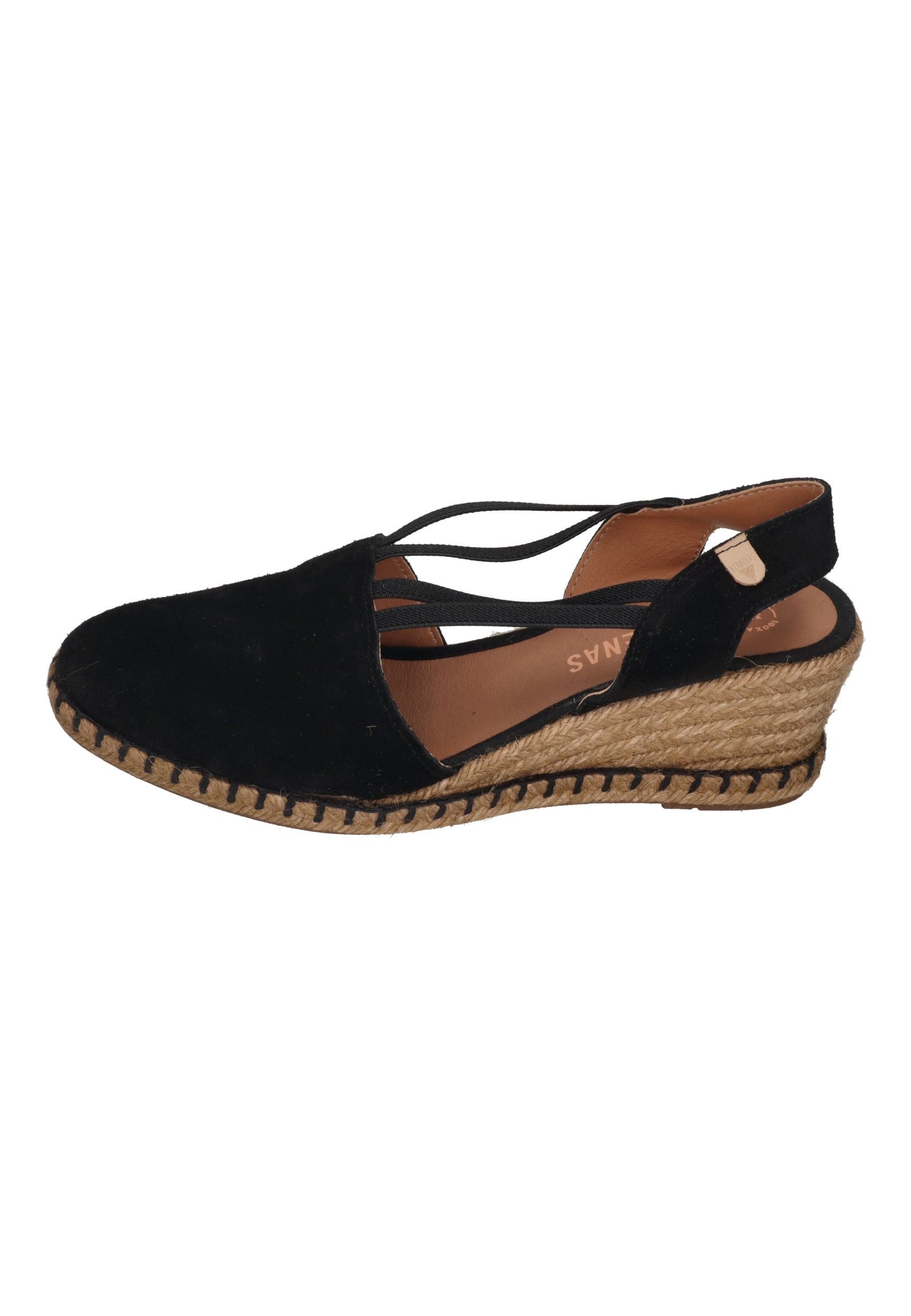 VERBENAS MAIKA SERRAJE TAN Sandalette Negro – Bild 2 von 5