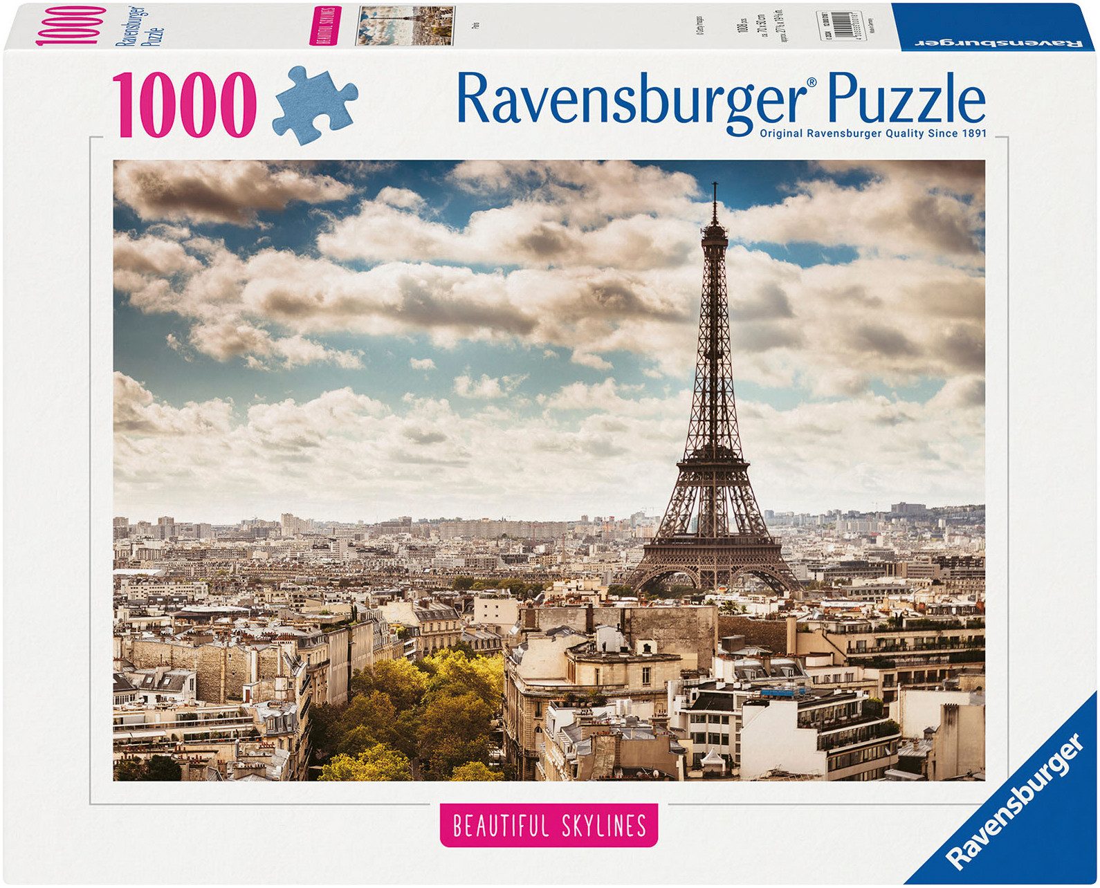 Ravensburger Puzzle Beautiful Skylines, Paris, 1000 Puzzleteile, Made in Ge günstig online kaufen