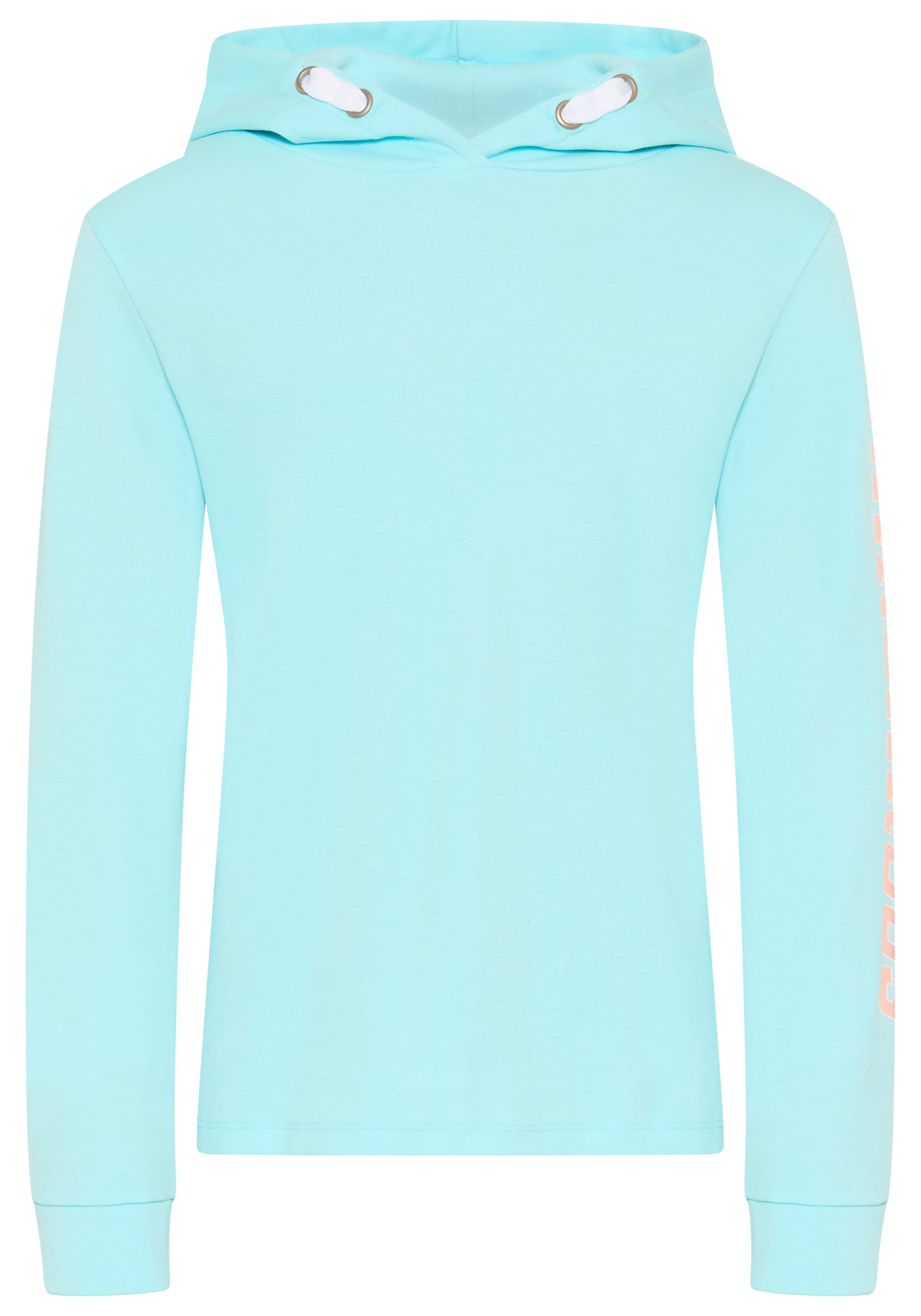 Langarmshirt Kangaroos Kapuzenshirt mit Ärmeldruck