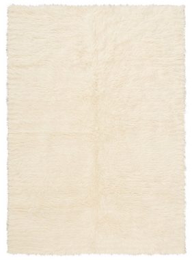 Wollteppich Elif, Home affaire, rechteckig, Höhe: 40 mm, Uni-Farben, reine Wolle, original griechischer Flokati, handgewebt