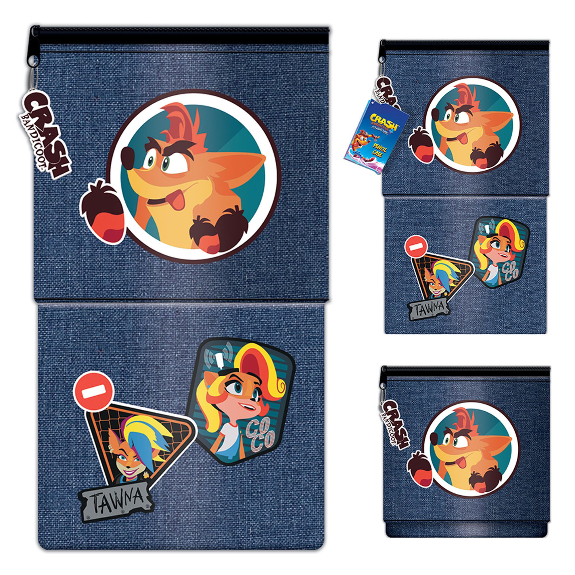 Federmäppchen Crash Bandicoot - Federmäppchen - 4 - Denim