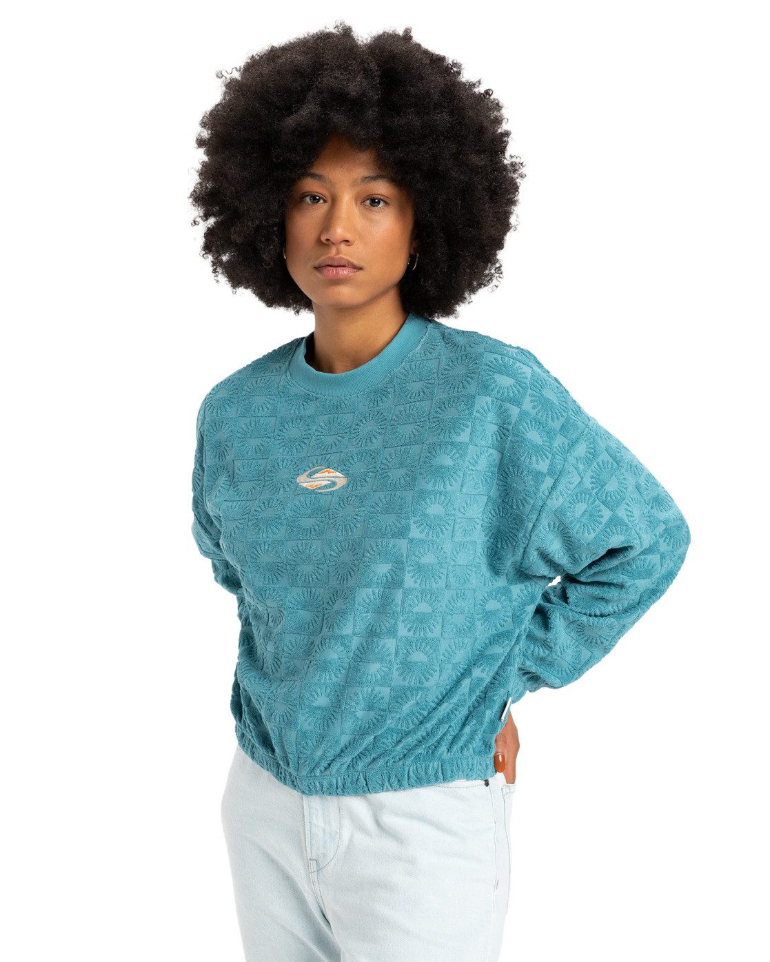 Fleecepullover Tropic Day Sponge