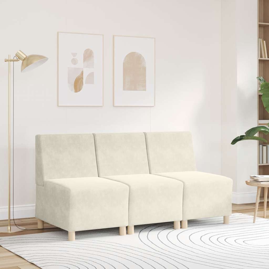 vidaXL Sofa Modulares Sofa ohne Armlehnen günstig online kaufen