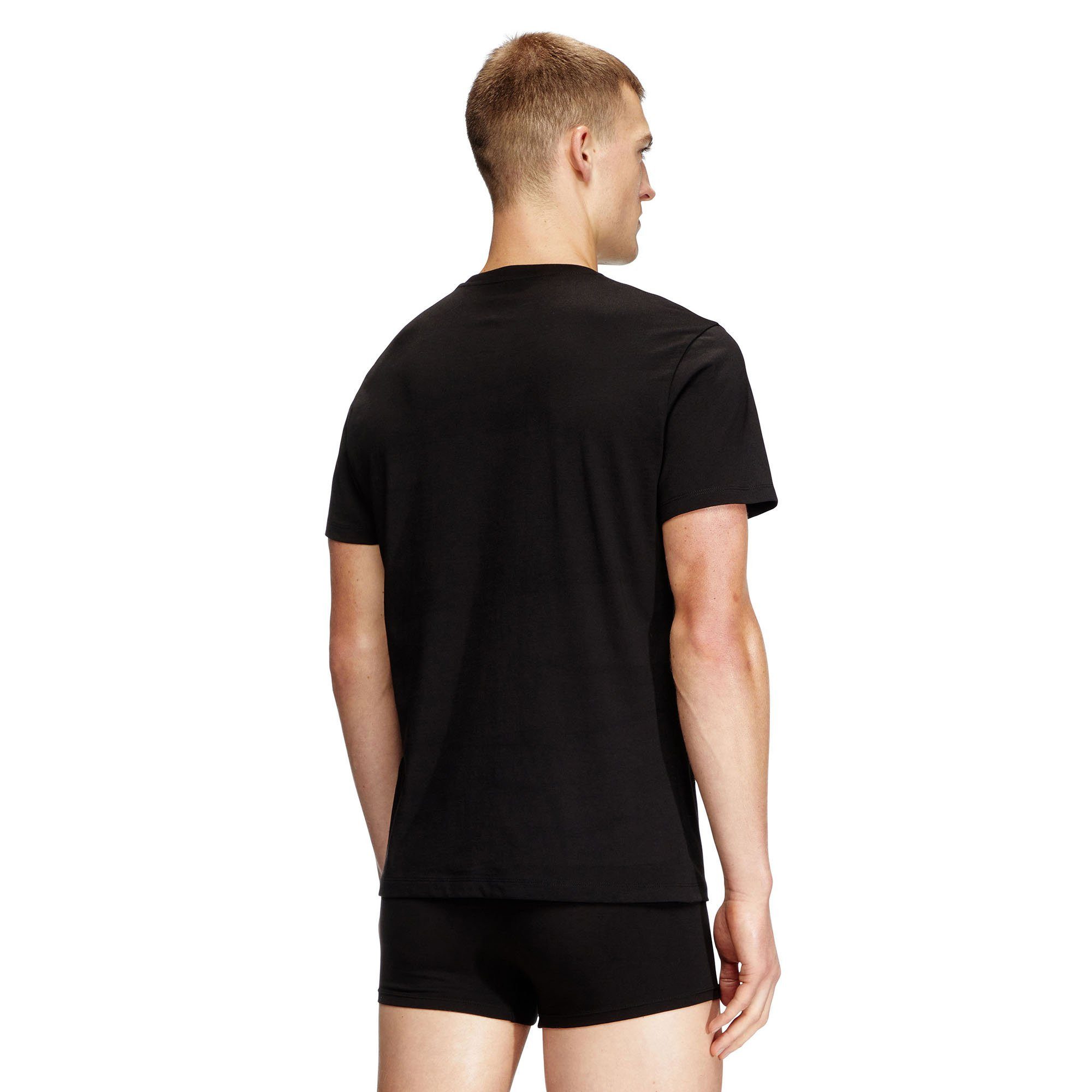 Diesel T-Shirt Herren T-Shirt 3er Pack Baumwolle (Packung, 3er Pack)