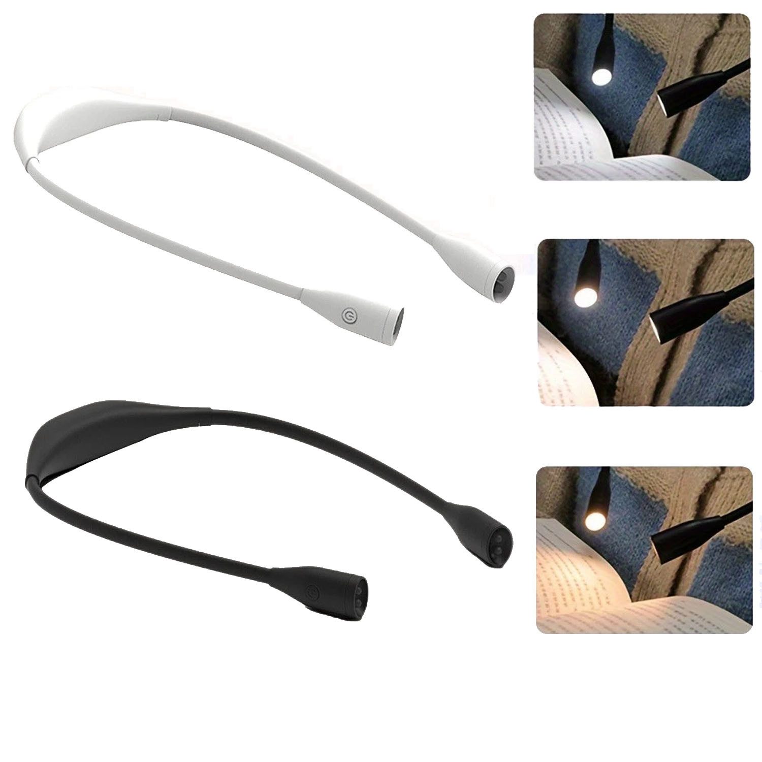 QUBEBU LED Leselampe Ergonomische Leselampe mit 1000mAh Akku Wiederaufladba günstig online kaufen