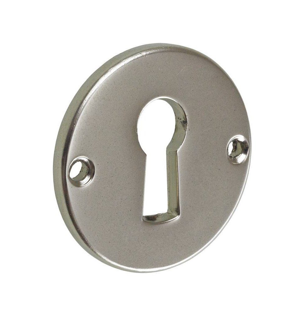 Hettich Möbelbeschlag Hettich Schlüsselschild matt-vernickelt Ø 30 mm