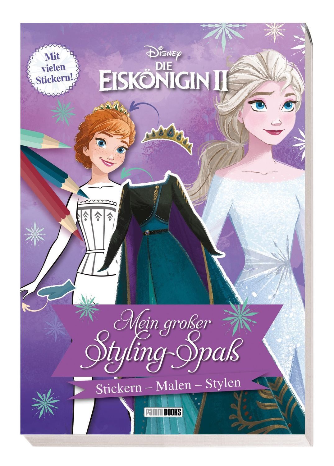 Disney Die Eiskönigin 2: Mein großer Styling-Spaß: Stickern, Malen, St / Panini
