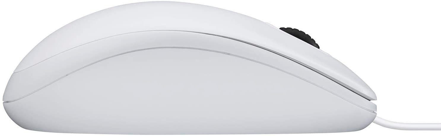 Logitech Optical Mouse Maus B100 weiß for Business