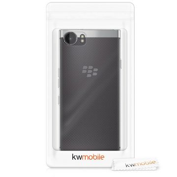 kwmobile Handyhülle Hülle für Blackberry KEYone (Key1), Silikon Handyhülle transparent - Handy Case gummiert