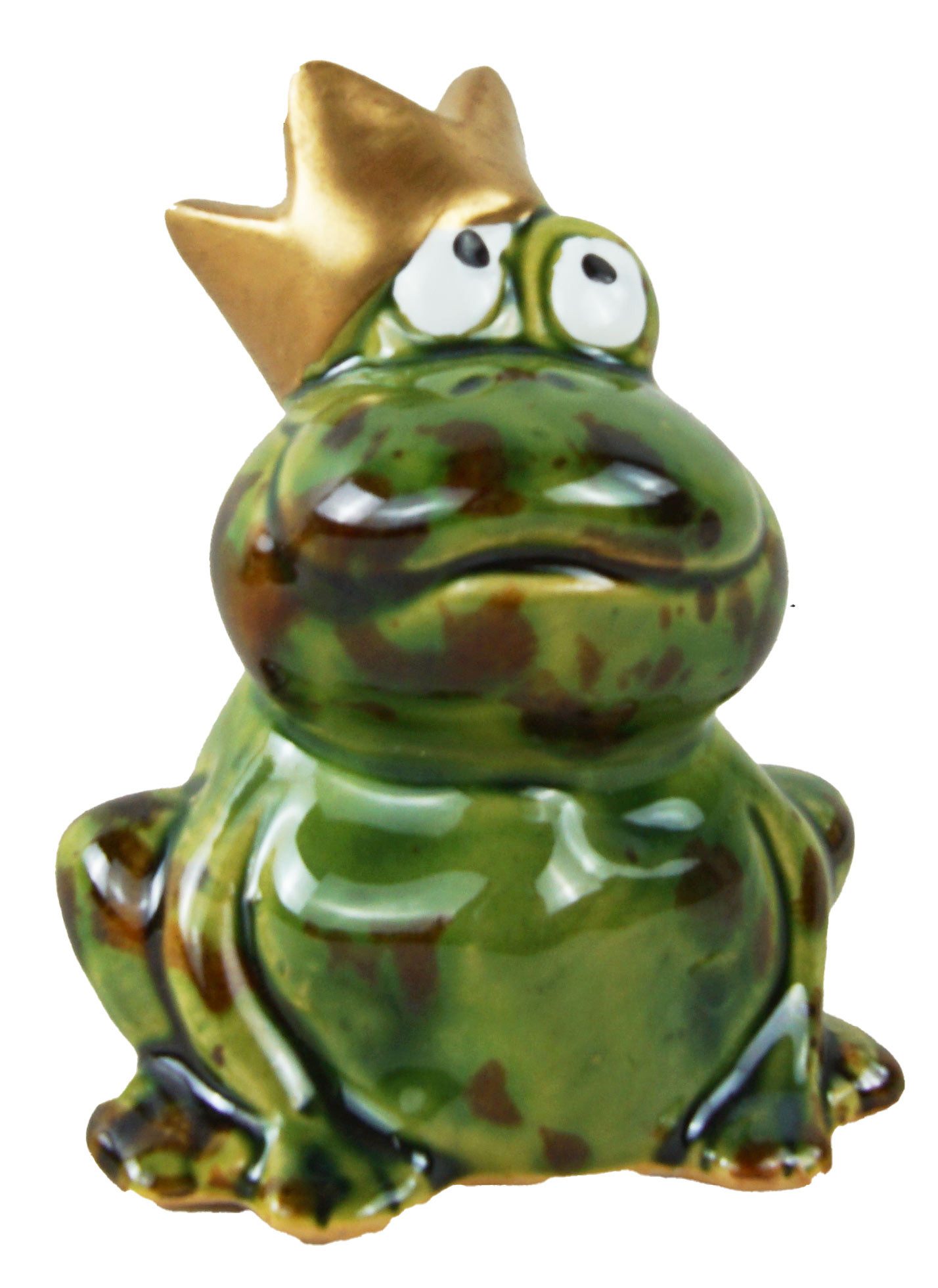 Holzwurm GmbH Dekofigur 4er Set Froschkönig (4 St., 4 tlg), Froschkönig, 4er Set